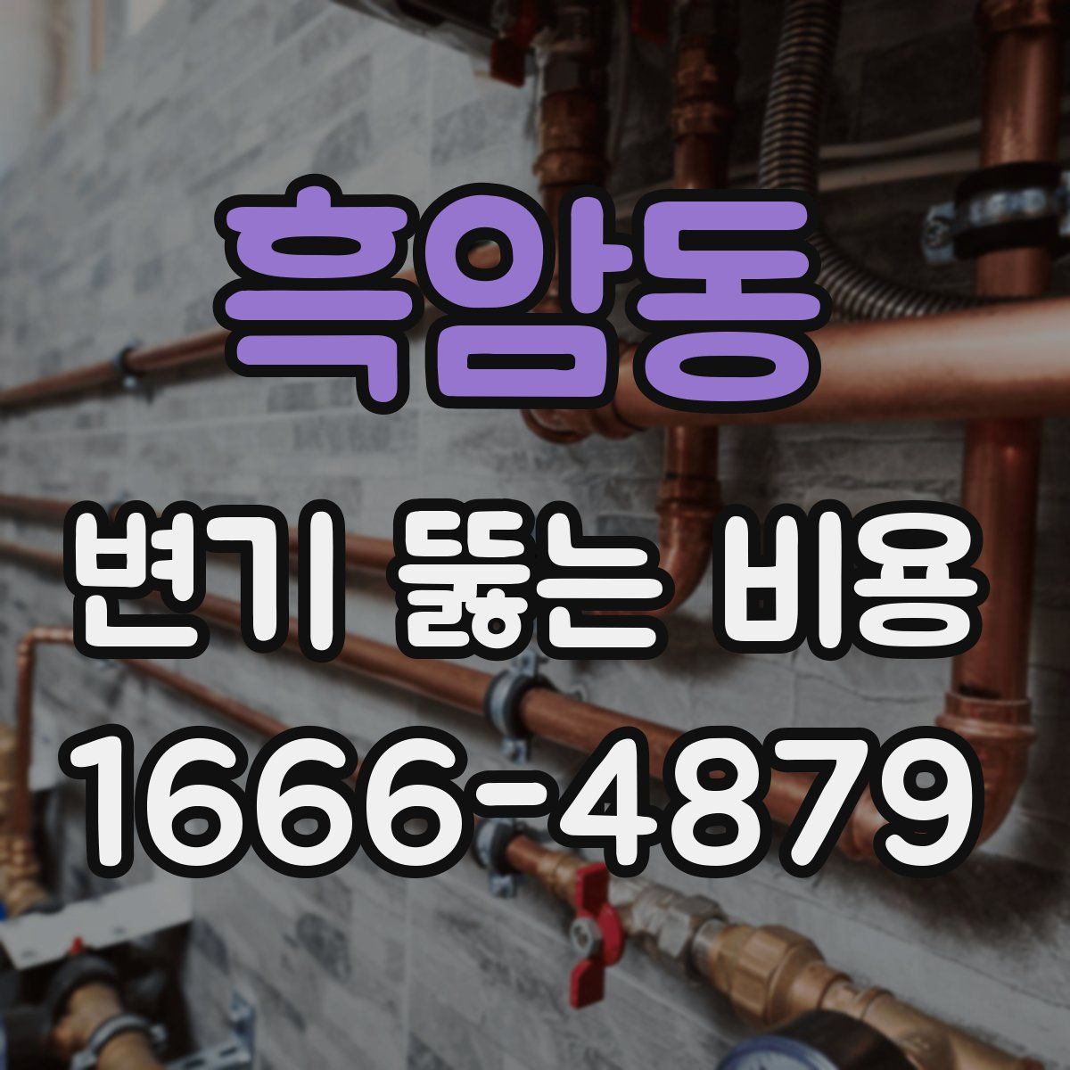 흑암동 변기 뚫는 비용