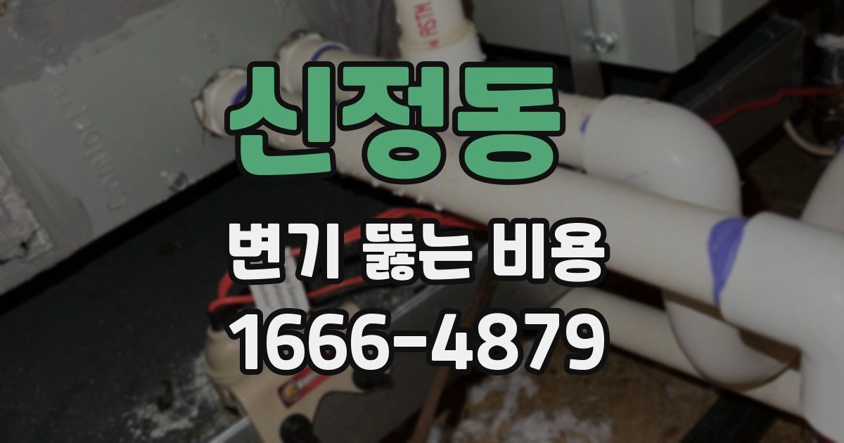 신정동 변기 뚫는 비용