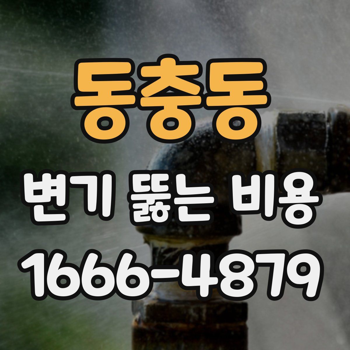 동충동 변기 뚫는 비용