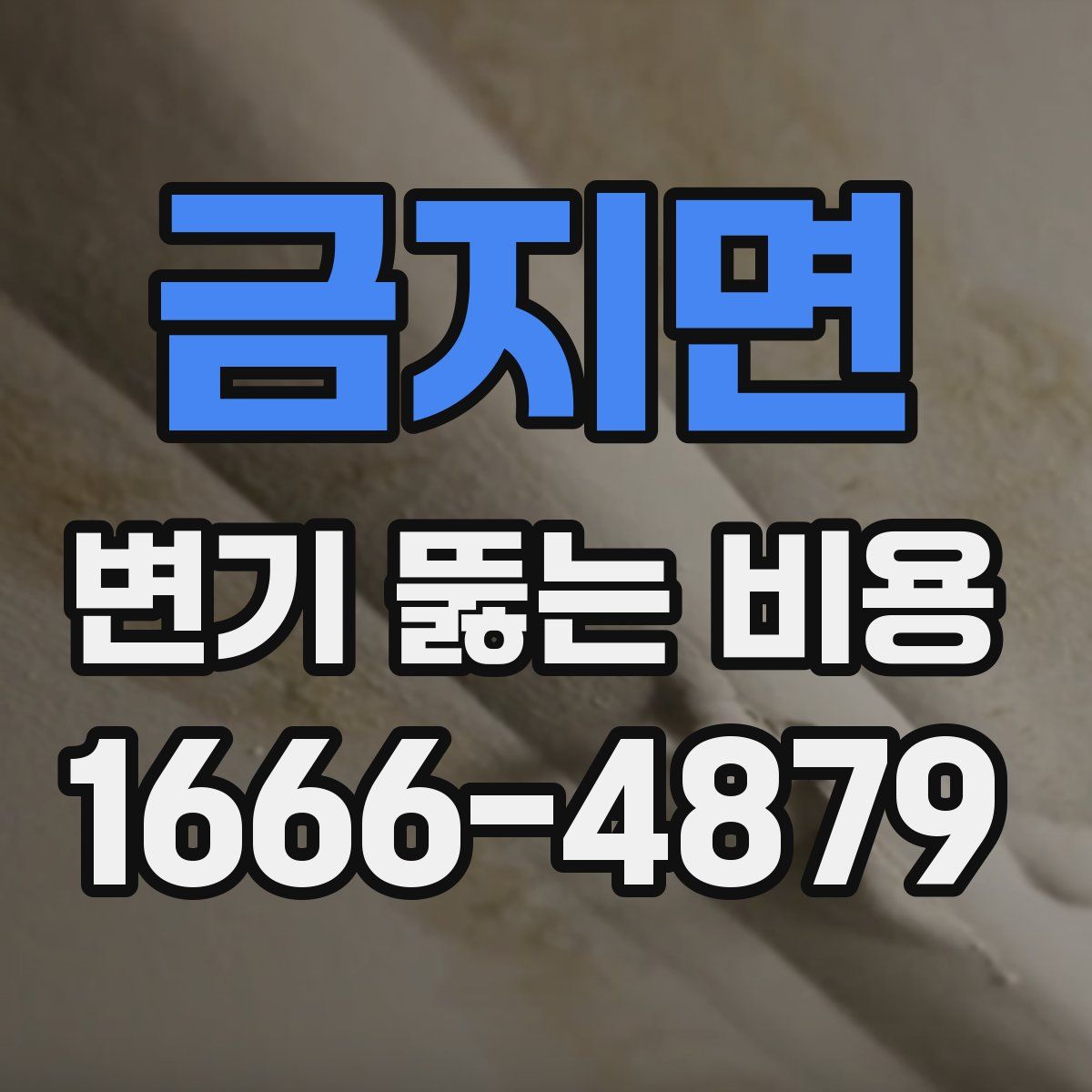 금지면 변기 뚫는 비용