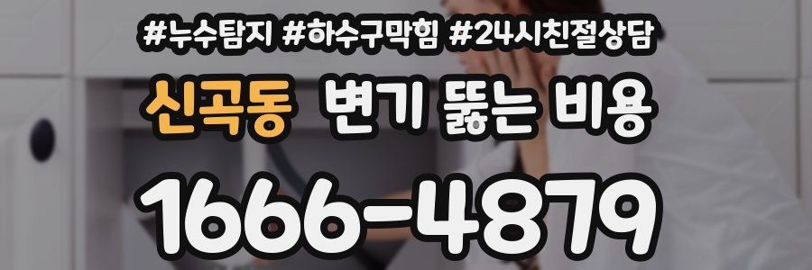 신곡동 변기 뚫는 비용