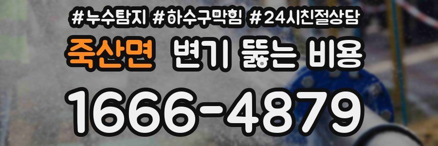 죽산면 변기 뚫는 비용