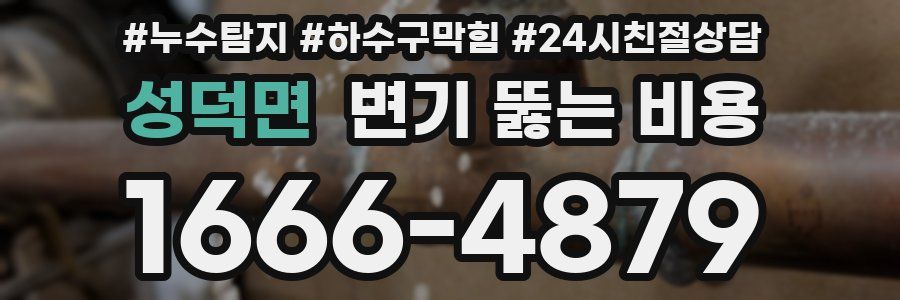 성덕면 변기 뚫는 비용