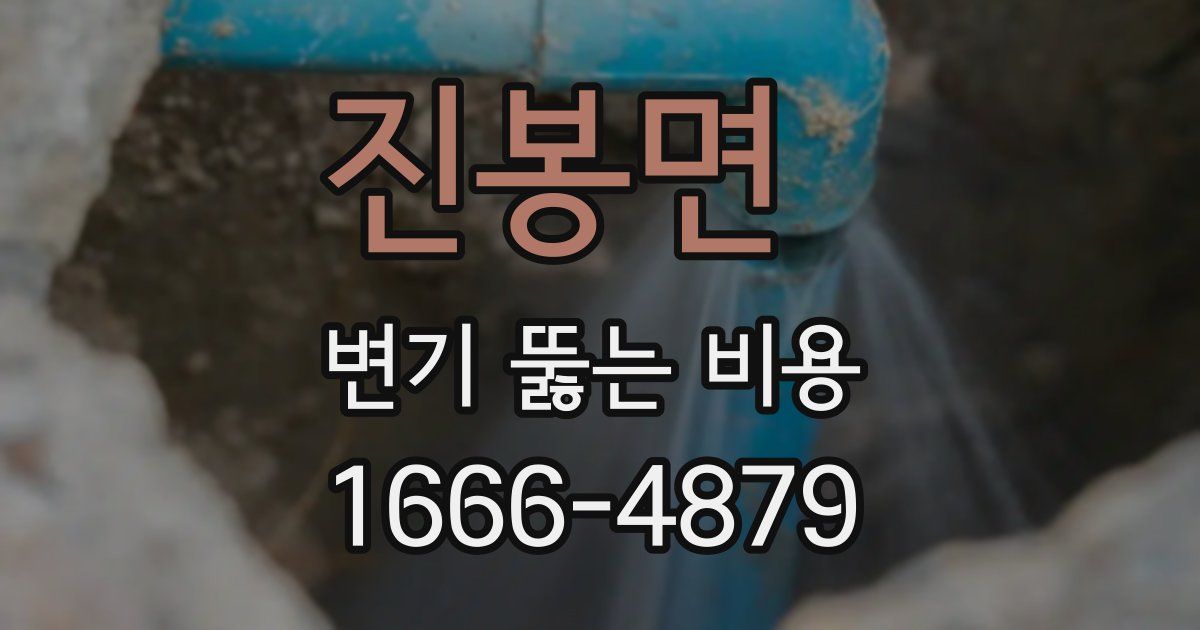 진봉면 변기 뚫는 비용