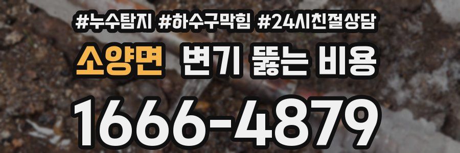 소양면 변기 뚫는 비용