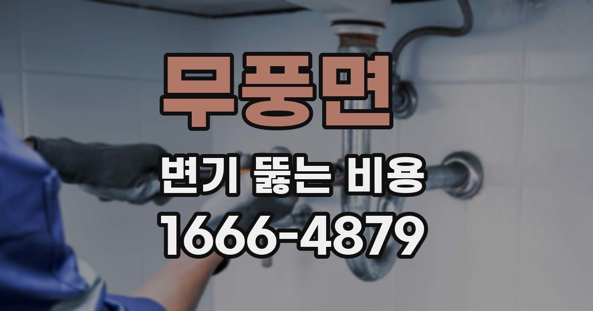 무풍면 변기 뚫는 비용