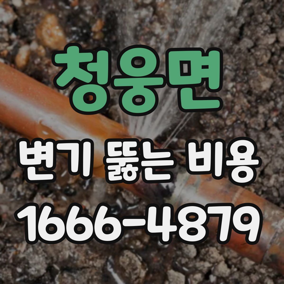 청웅면 변기 뚫는 비용