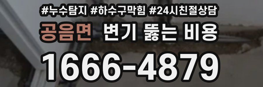 공음면 변기 뚫는 비용