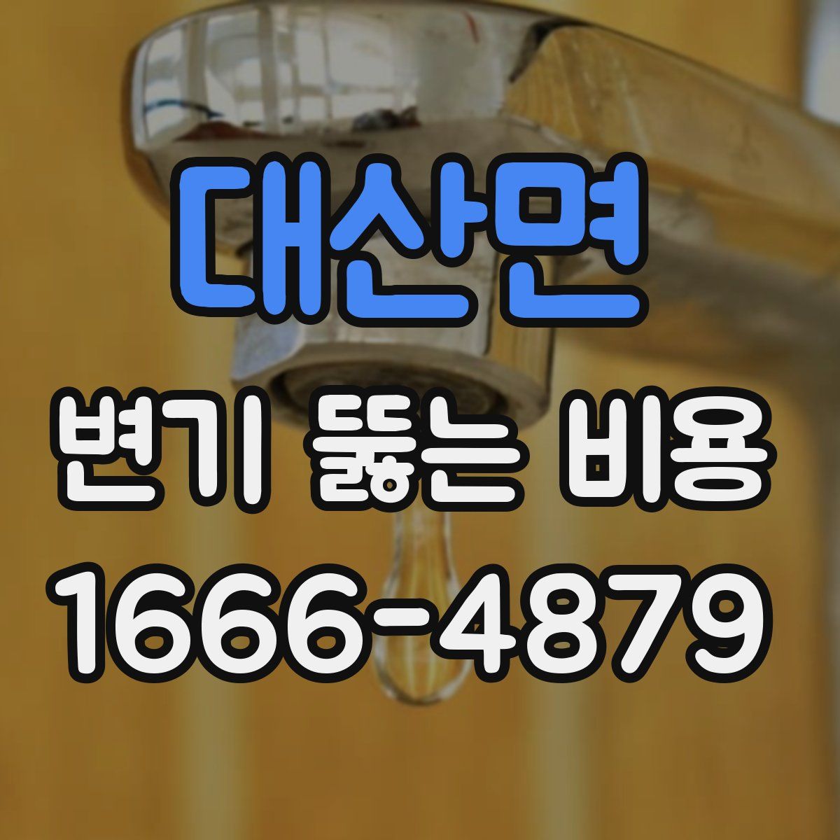 대산면 변기 뚫는 비용