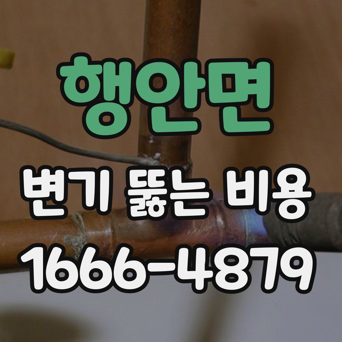 행안면 변기 뚫는 비용