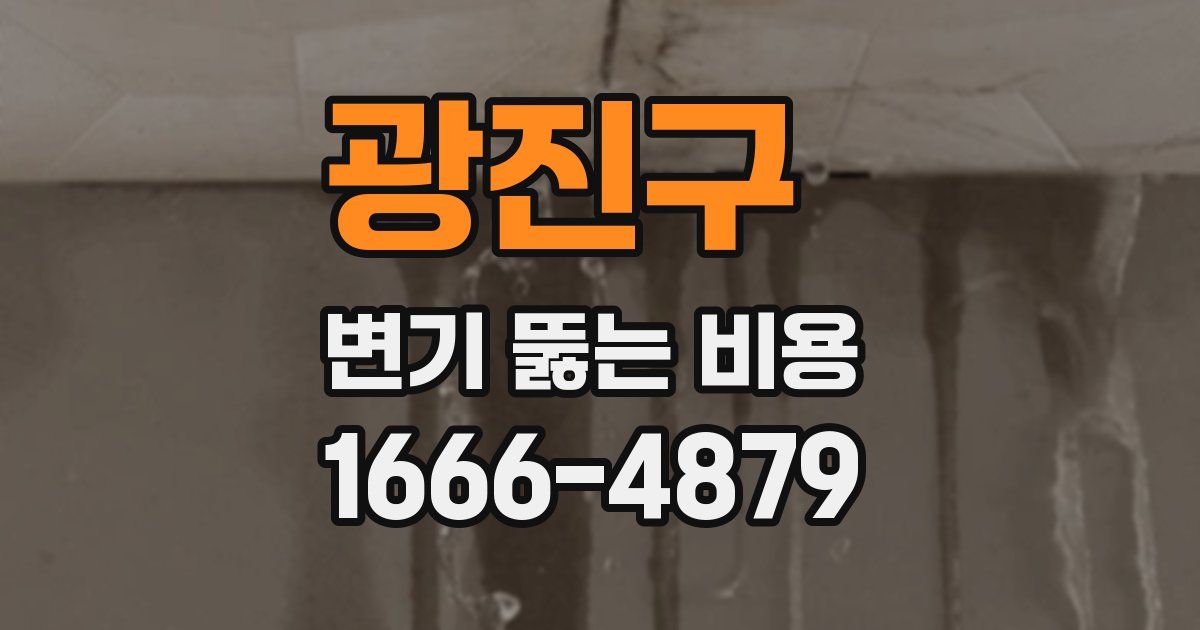 광진구 변기 뚫는 비용