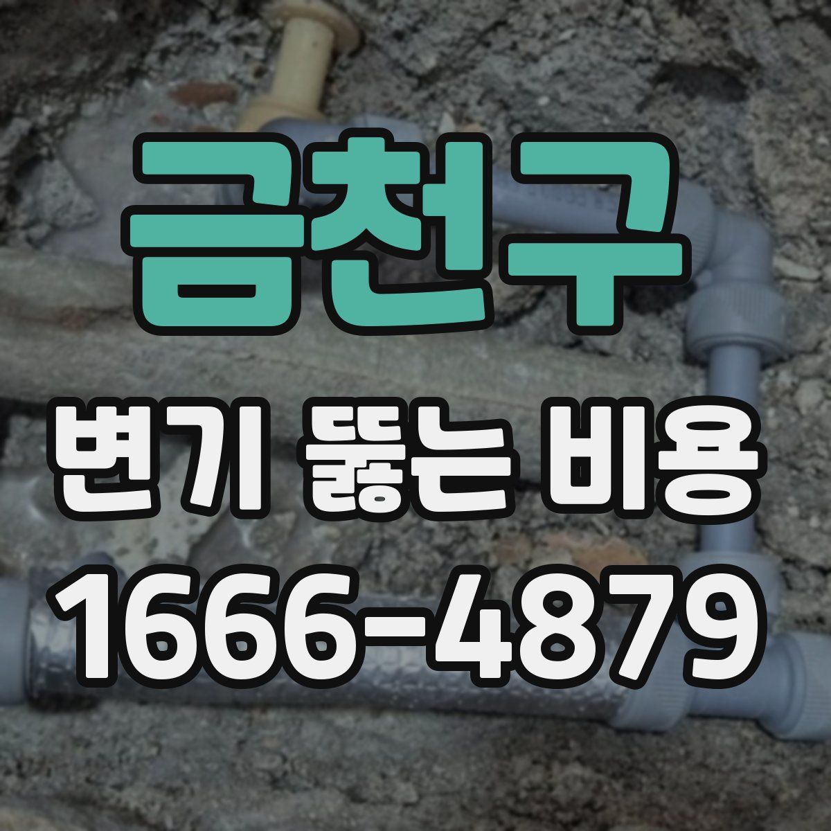 금천구 변기 뚫는 비용