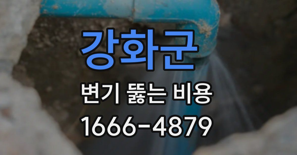 강화군 변기 뚫는 비용