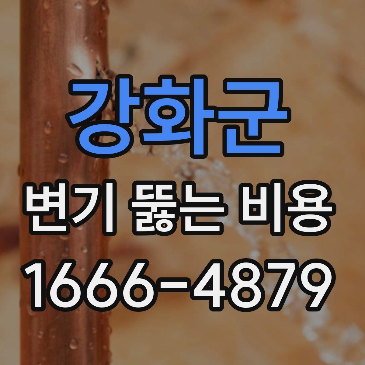 강화군 변기 뚫는 비용