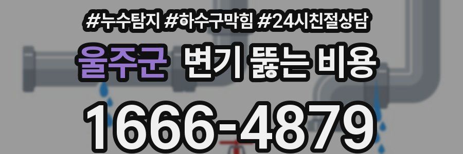 울주군 변기 뚫는 비용