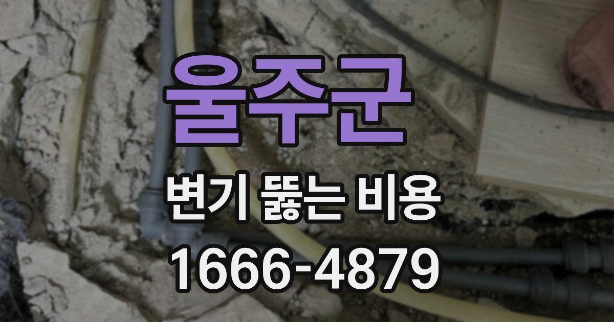 울주군 변기 뚫는 비용