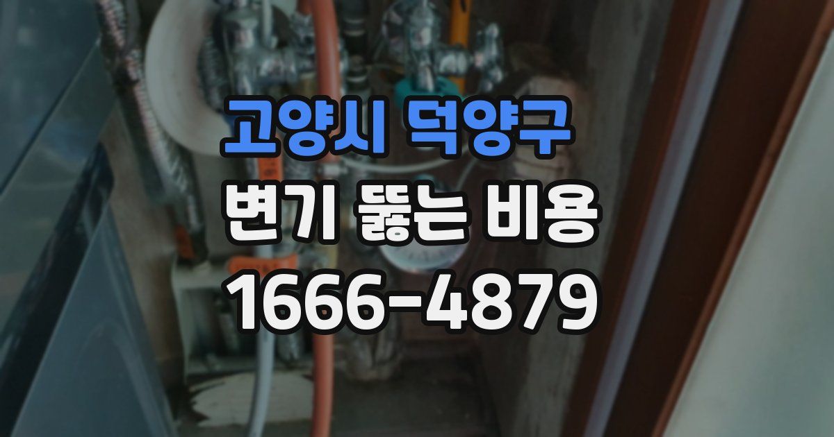 고양시 덕양구 변기 뚫는 비용