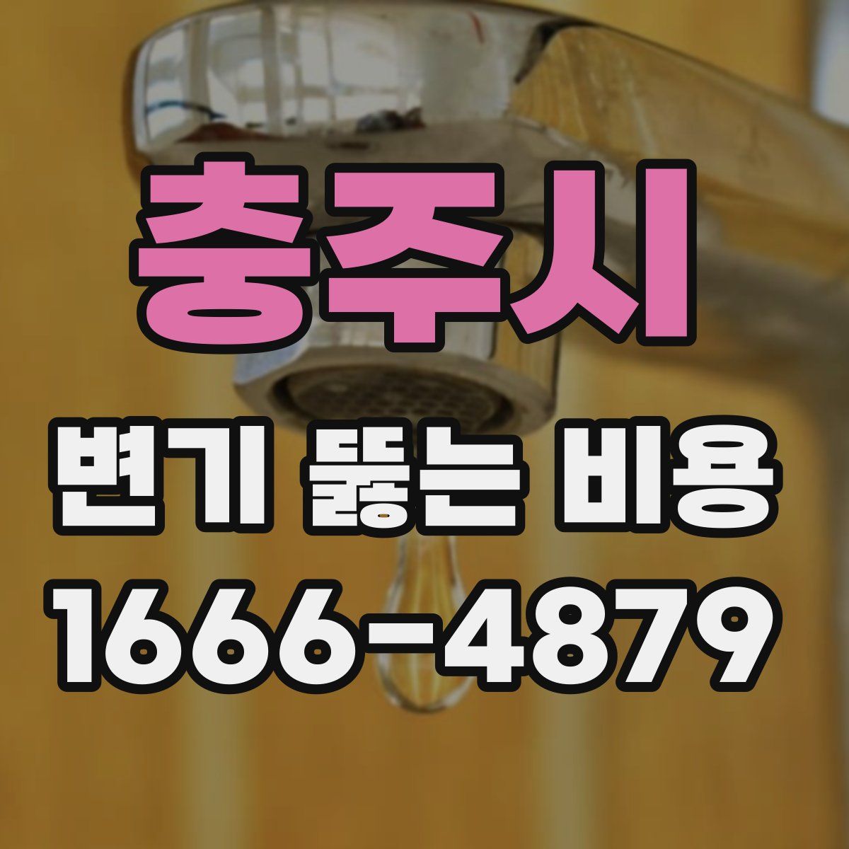충주시 변기 뚫는 비용