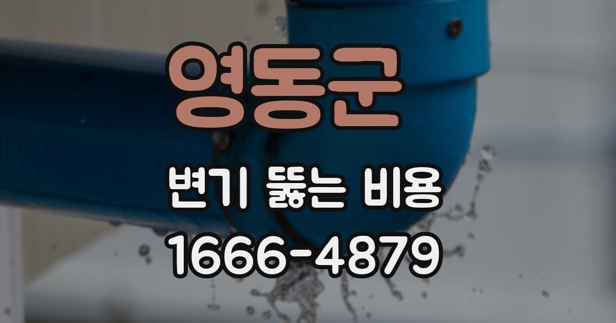 영동군 변기 뚫는 비용
