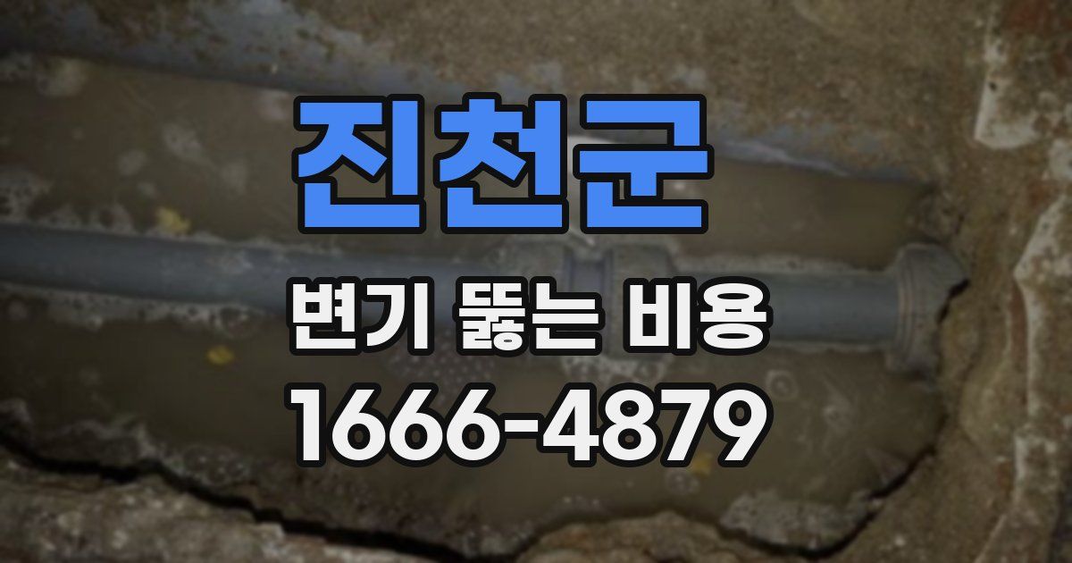 진천군 변기 뚫는 비용