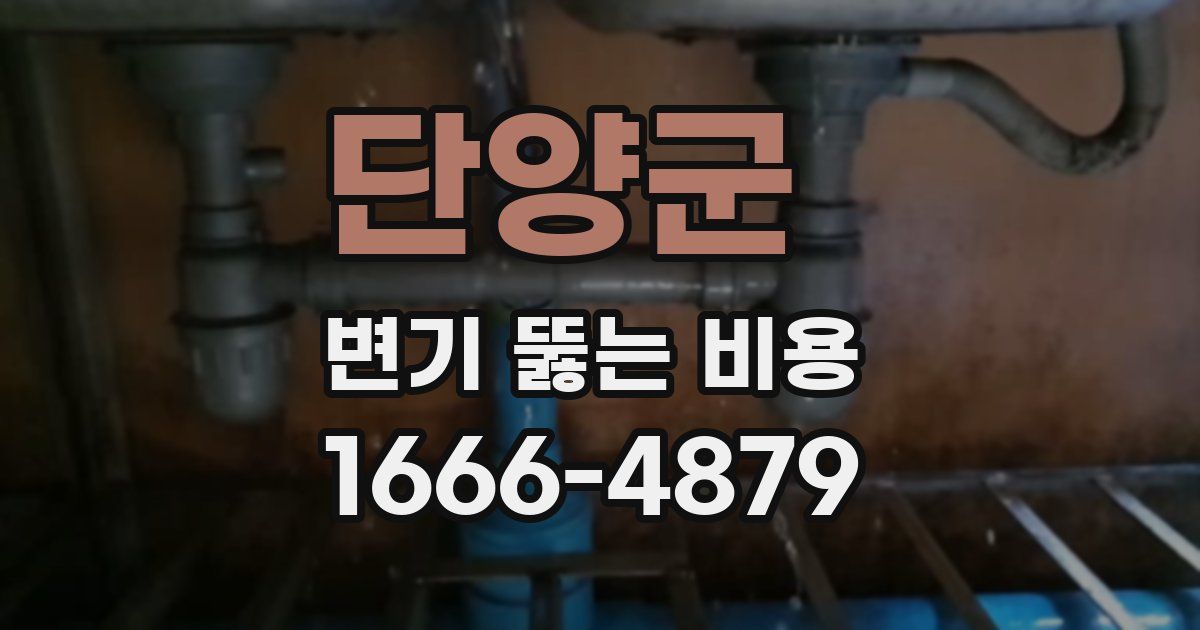 단양군 변기 뚫는 비용