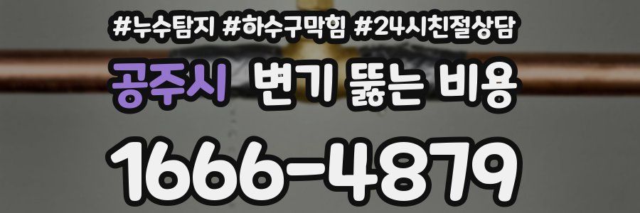 공주시 변기 뚫는 비용