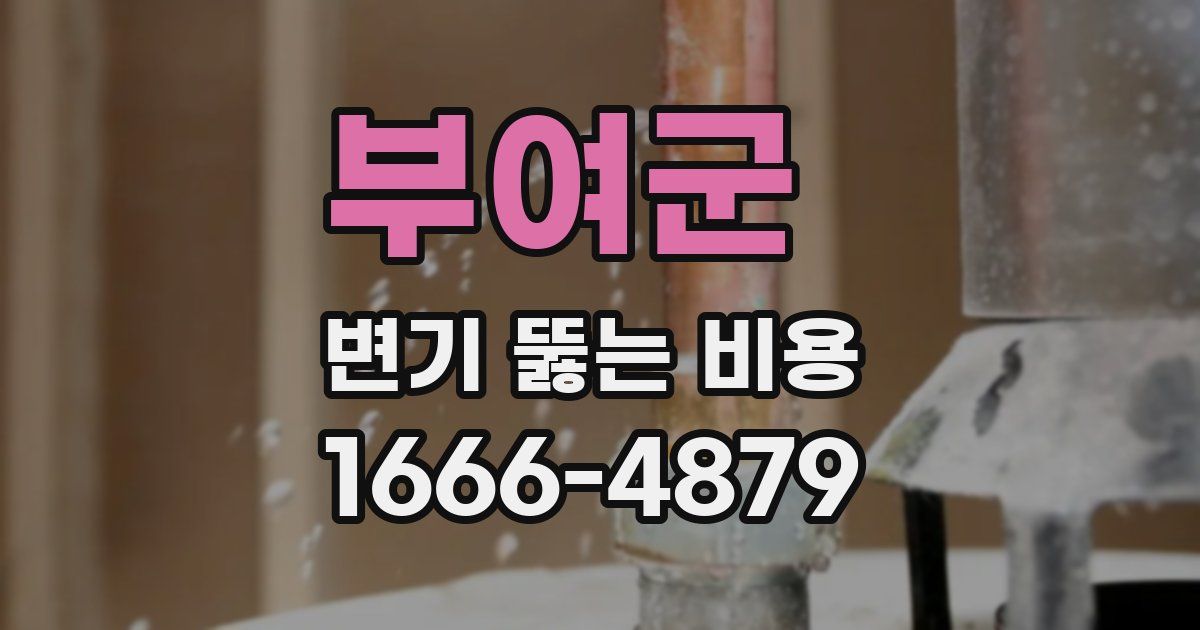 부여군 변기 뚫는 비용