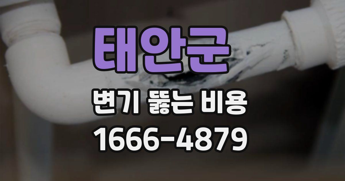 태안군 변기 뚫는 비용