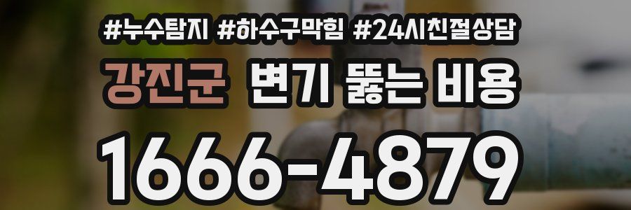 강진군 변기 뚫는 비용