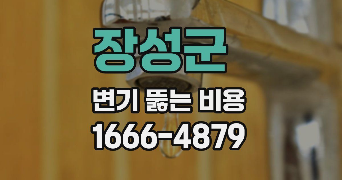 장성군 변기 뚫는 비용