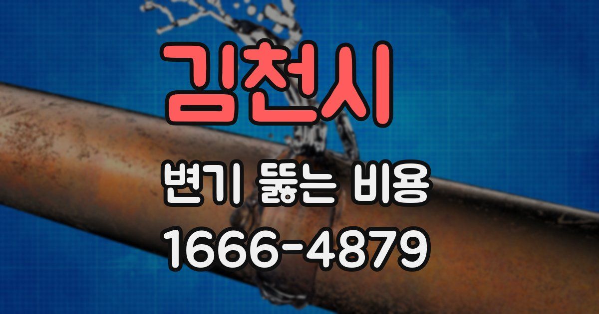 김천시 변기 뚫는 비용