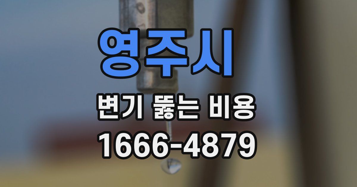 영주시 변기 뚫는 비용