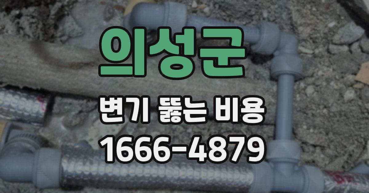 의성군 변기 뚫는 비용