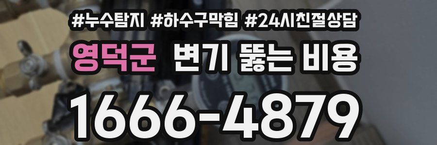 영덕군 변기 뚫는 비용