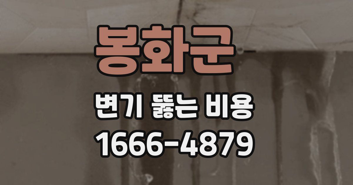 봉화군 변기 뚫는 비용