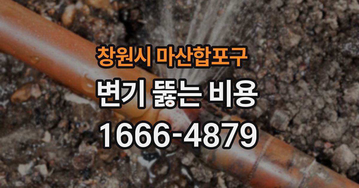 창원시 마산합포구 변기 뚫는 비용