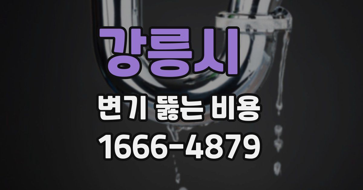 강릉시 변기 뚫는 비용