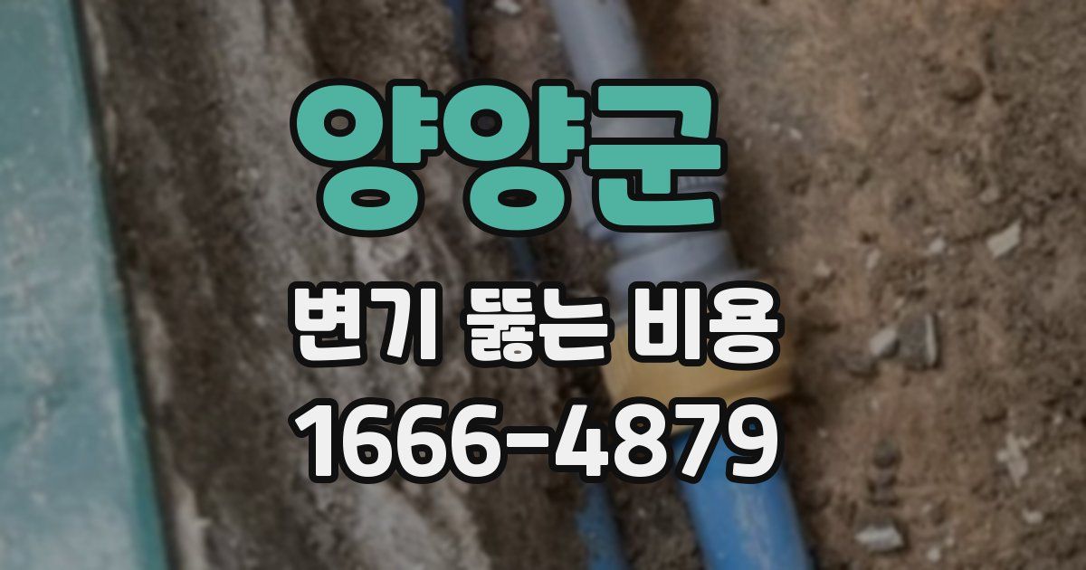 양양군 변기 뚫는 비용
