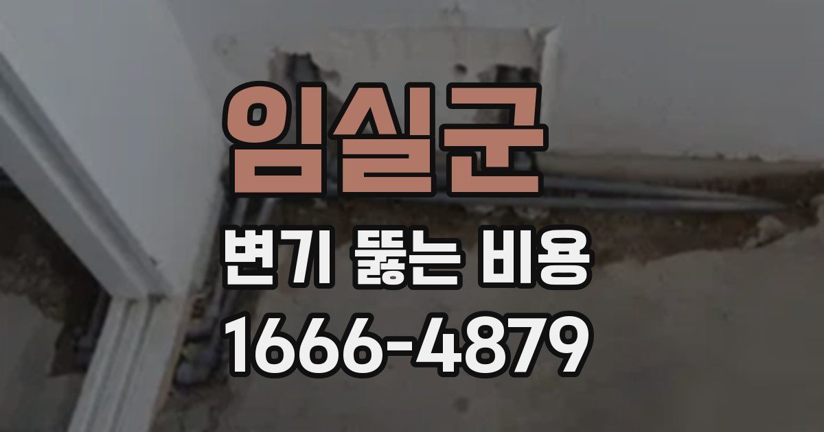 임실군 변기 뚫는 비용