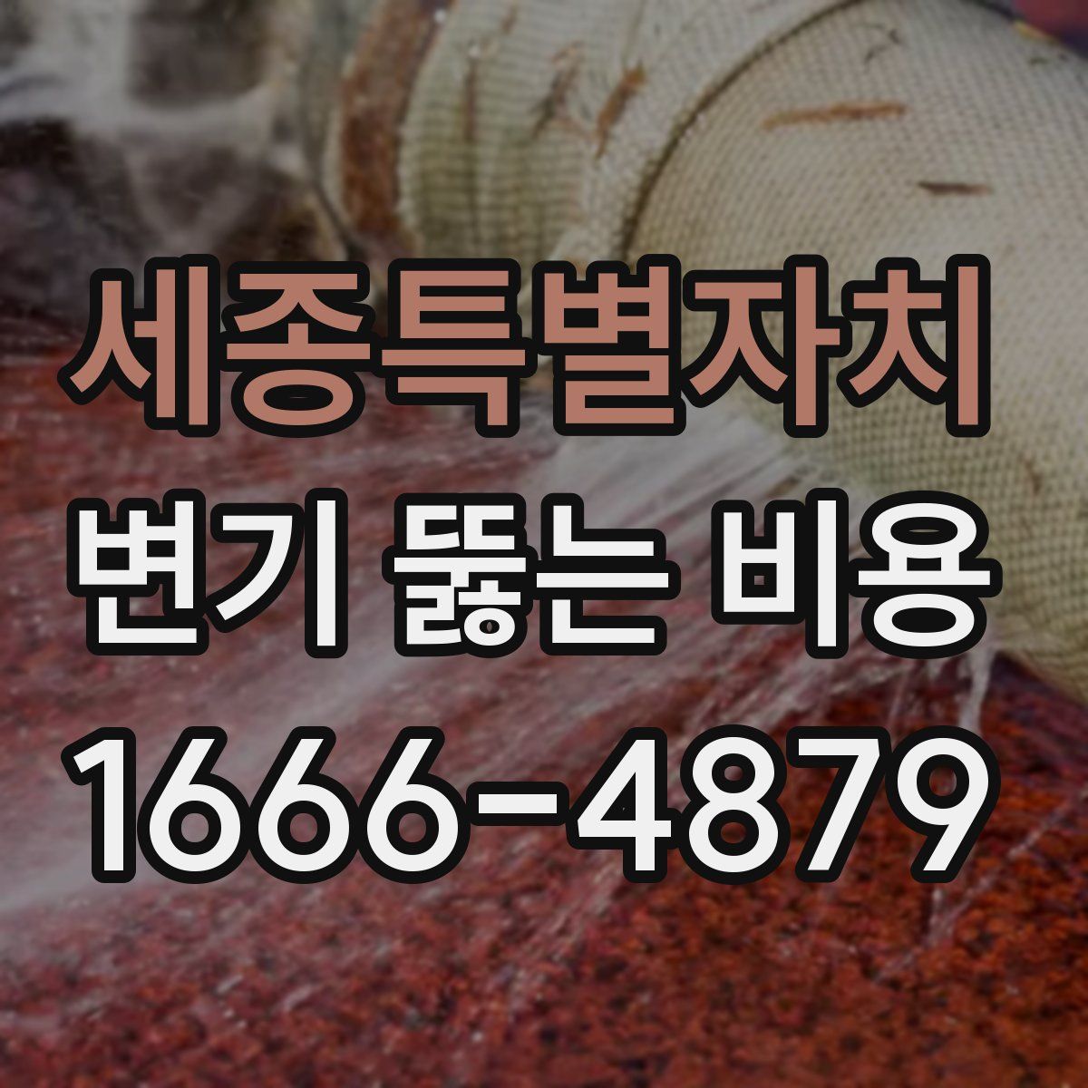 세종특별자치 변기 뚫는 비용