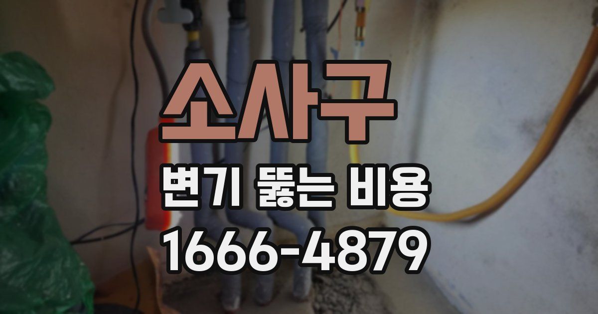 소사구 변기 뚫는 비용