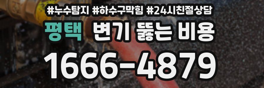 평택 변기 뚫는 비용