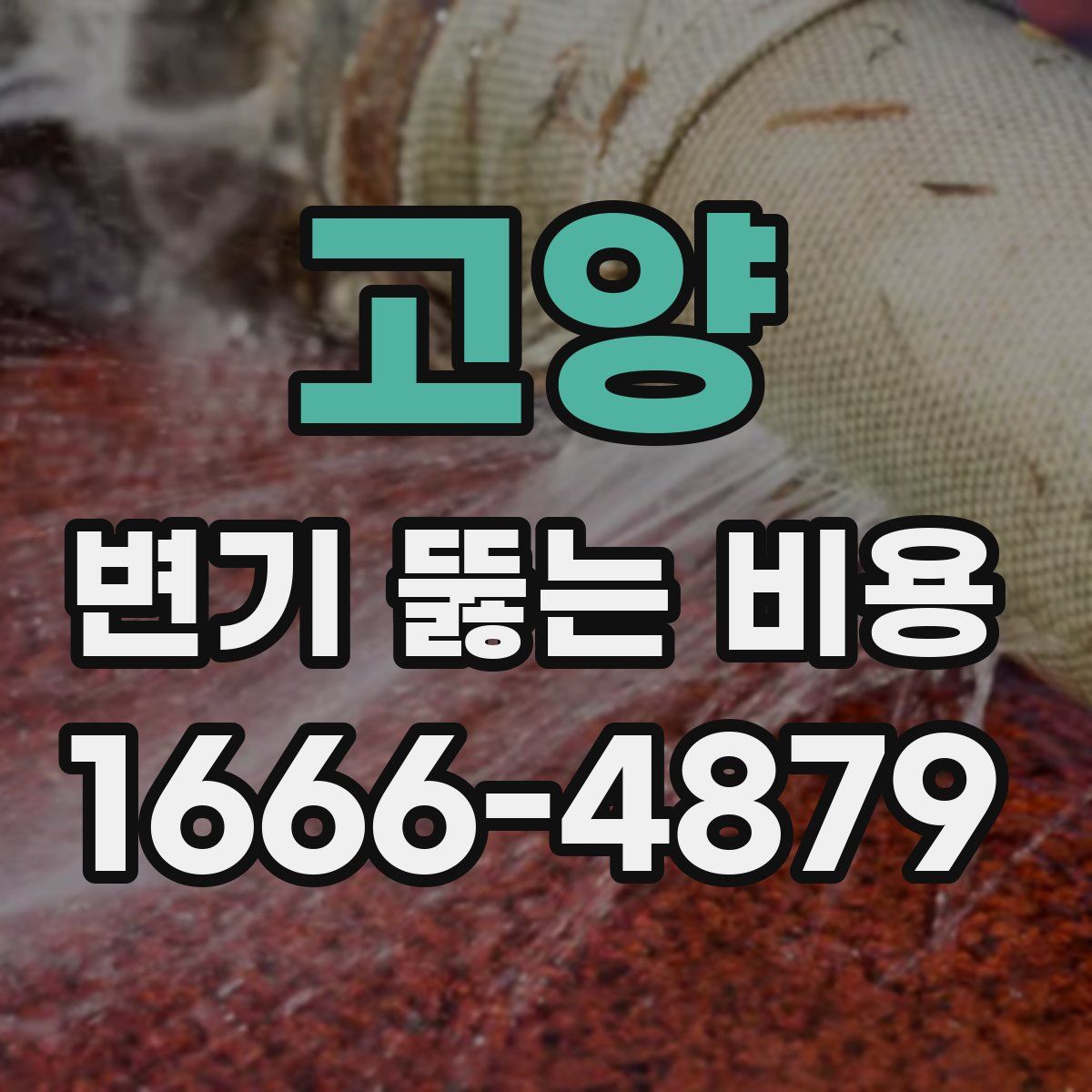 고양 변기 뚫는 비용