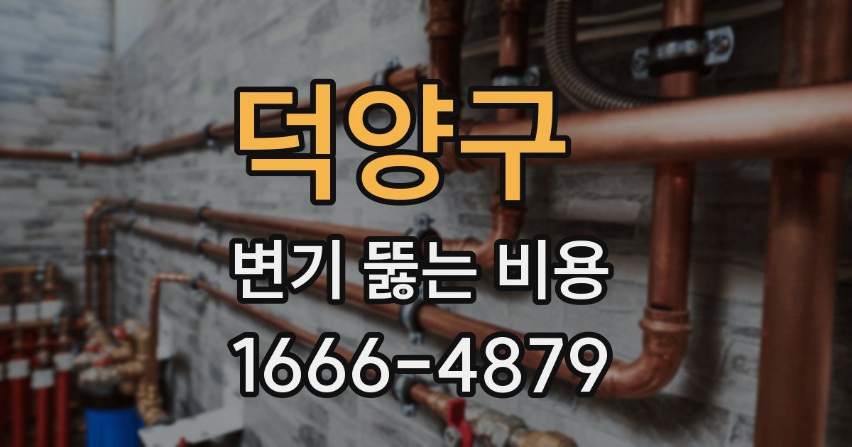 덕양구 변기 뚫는 비용