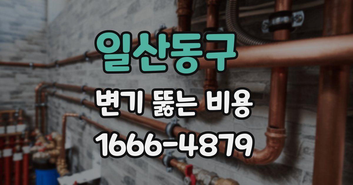 일산동구 변기 뚫는 비용