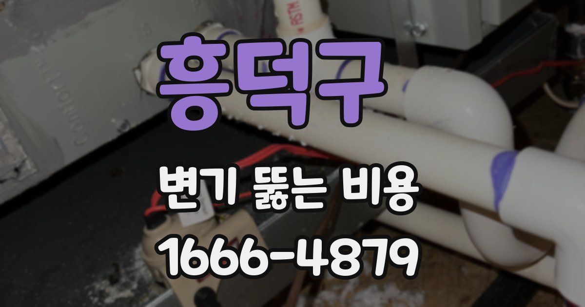 흥덕구 변기 뚫는 비용