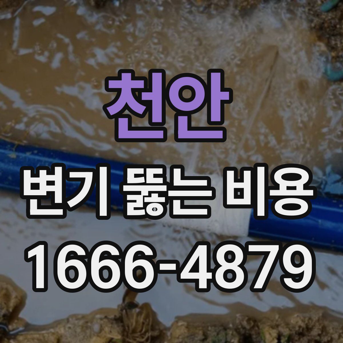 천안 변기 뚫는 비용