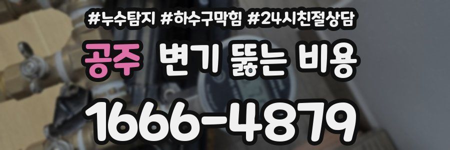 공주 변기 뚫는 비용