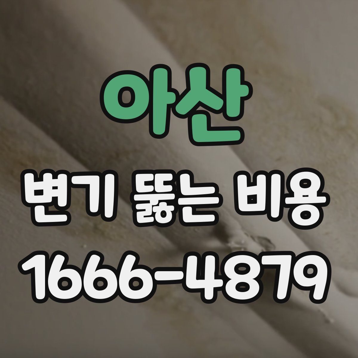 아산 변기 뚫는 비용