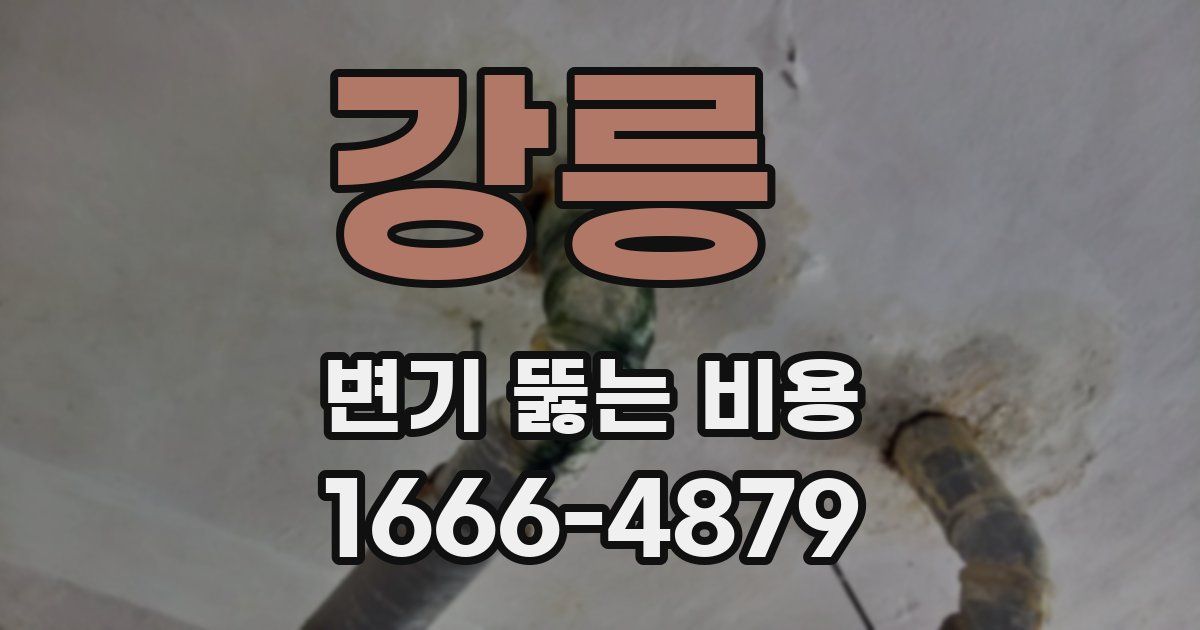 강릉 변기 뚫는 비용